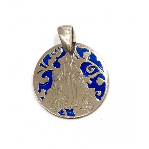 Medalla Virgen Milagrosa plata de ley®. 35mm