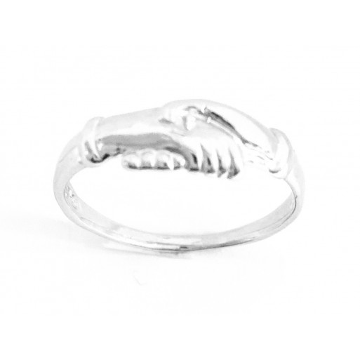Anillo Santa Rita plata de ley