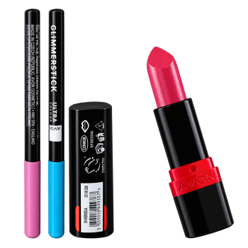 pack delineador y labial...