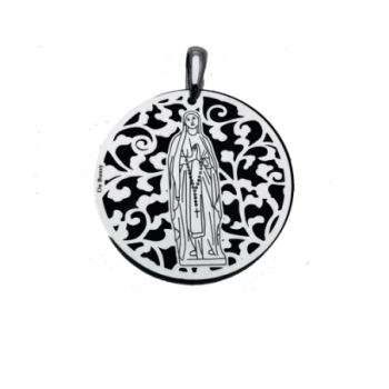 Medalla Virgen de Lourdes...
