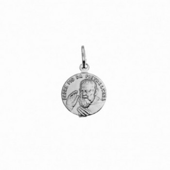 Medalla Padre Pío en plata...