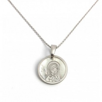 Medalla Virgen Niña plata...
