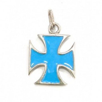Cruz templaria plata de ley y esmalte