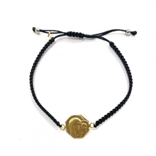 Pulsera Virgen del Camino Neocatecumenal en plata de ley