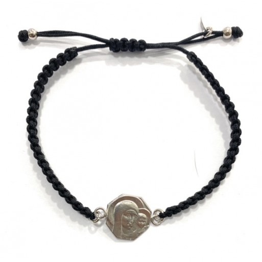 Pulsera Virgen del Camino Neocatecumenal en plata de ley