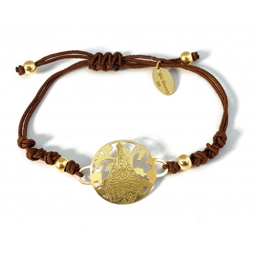 Pulsera Virgen del Castillo plata de ley®. 20mm