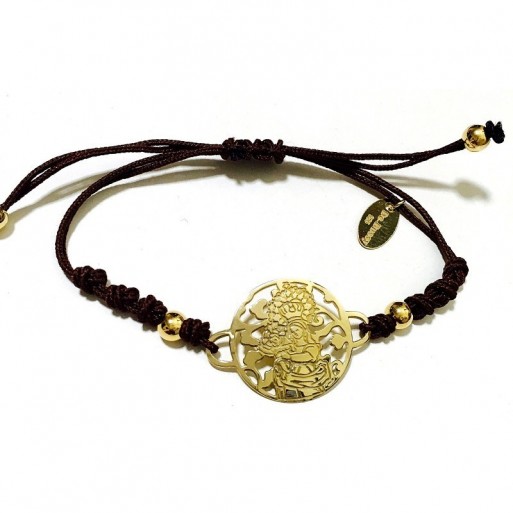 Pulsera Virgen de las Maravillas plata de ley®. 20mm
