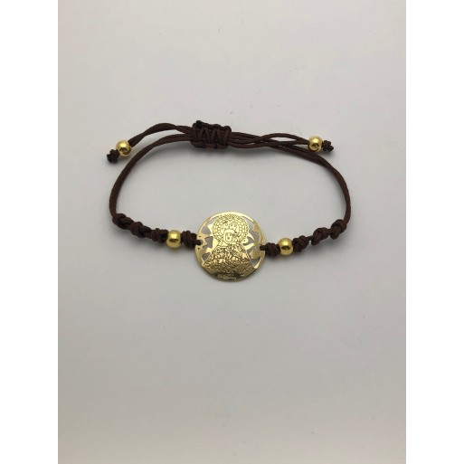 Pulsera Virgen de la Luz plata de ley®. 20mm