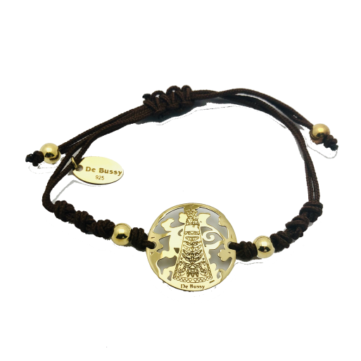Pulsera Virgen de Loreto plata de ley®. 20mm