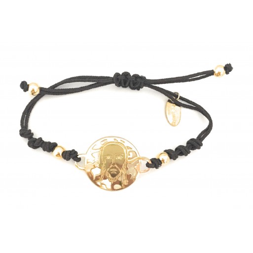 Pulsera de la Santa Faz en plata de ley y nácar®. 20mm